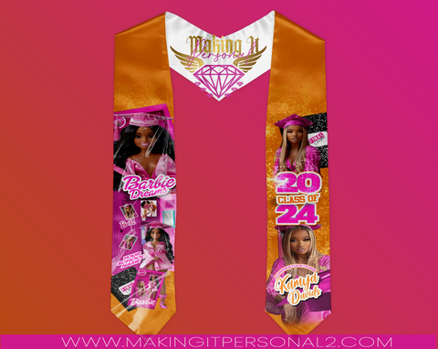 Barbie grad stole