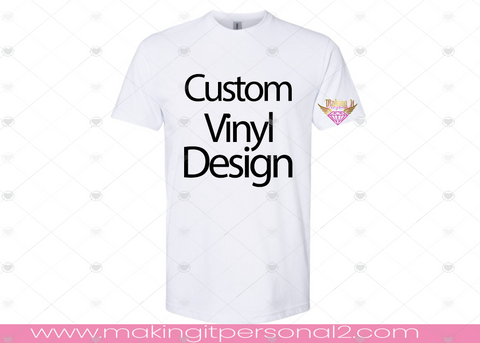 Customer Order Vinyl or Screen Printed Tshirt