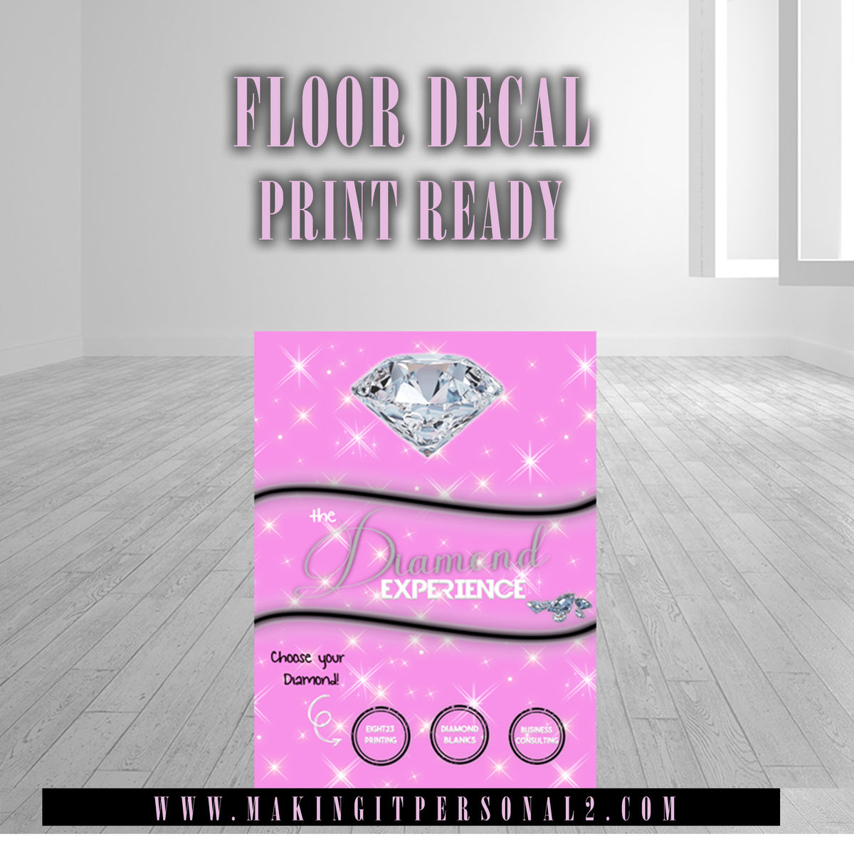 Floor Decals Print Only