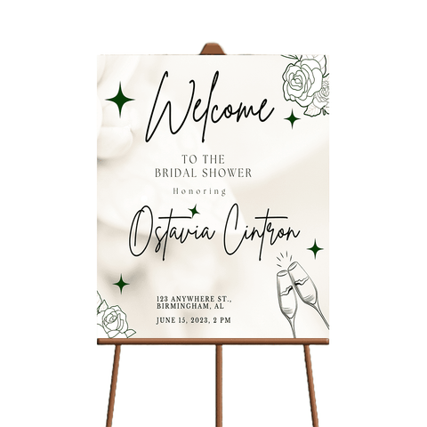 Welcome Sign Bridal Shower, Graduation, Etc