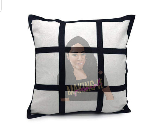 Custom 9 panel pillow