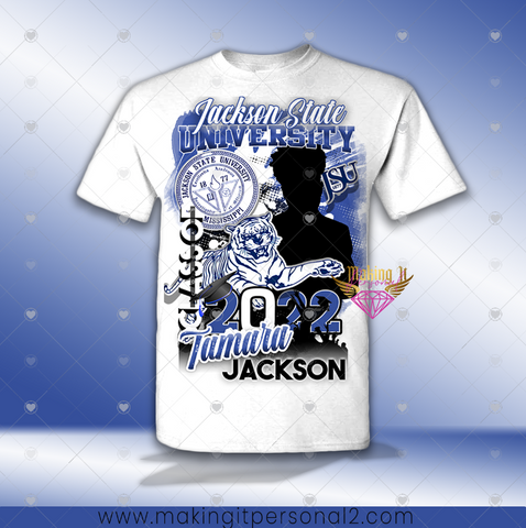 Jackson State Graduate Center Design Tshirt