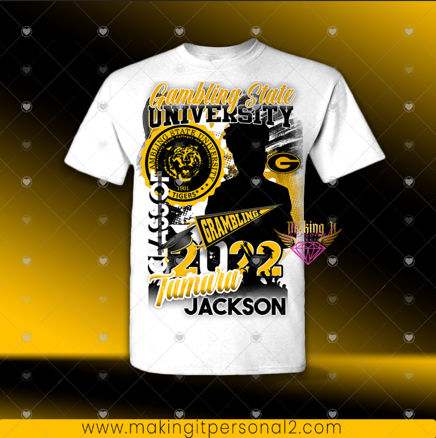 Grambling Graduate Center Design Tshirt