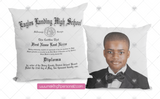 Graduation Custom Diploma Pillow