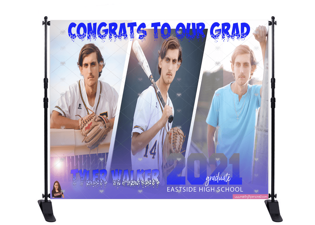 Personalized Graduation Backdrop (Digital Only)